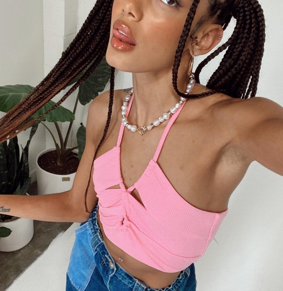 Princess Polly Zamia Pink Top - Picture 2 of 7